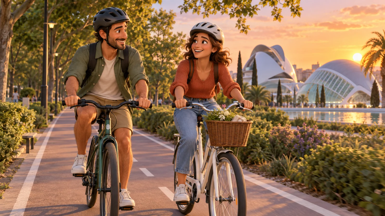 Three gentle cycling outings in Valencia after class