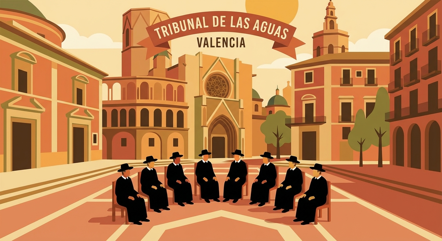 Tribunal de las Aguas — старейший суд Европы в Валенсии