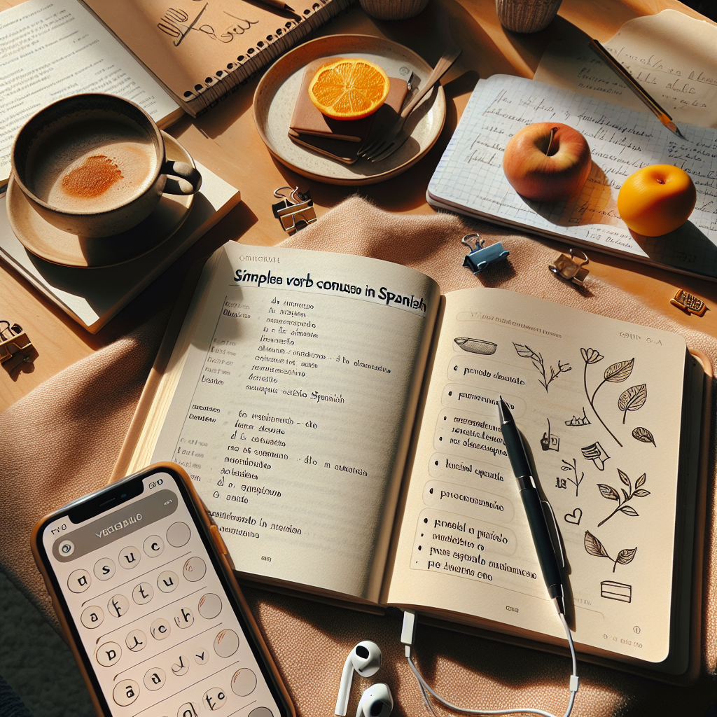 Простое склонение (спряжение) глаголов в испанском